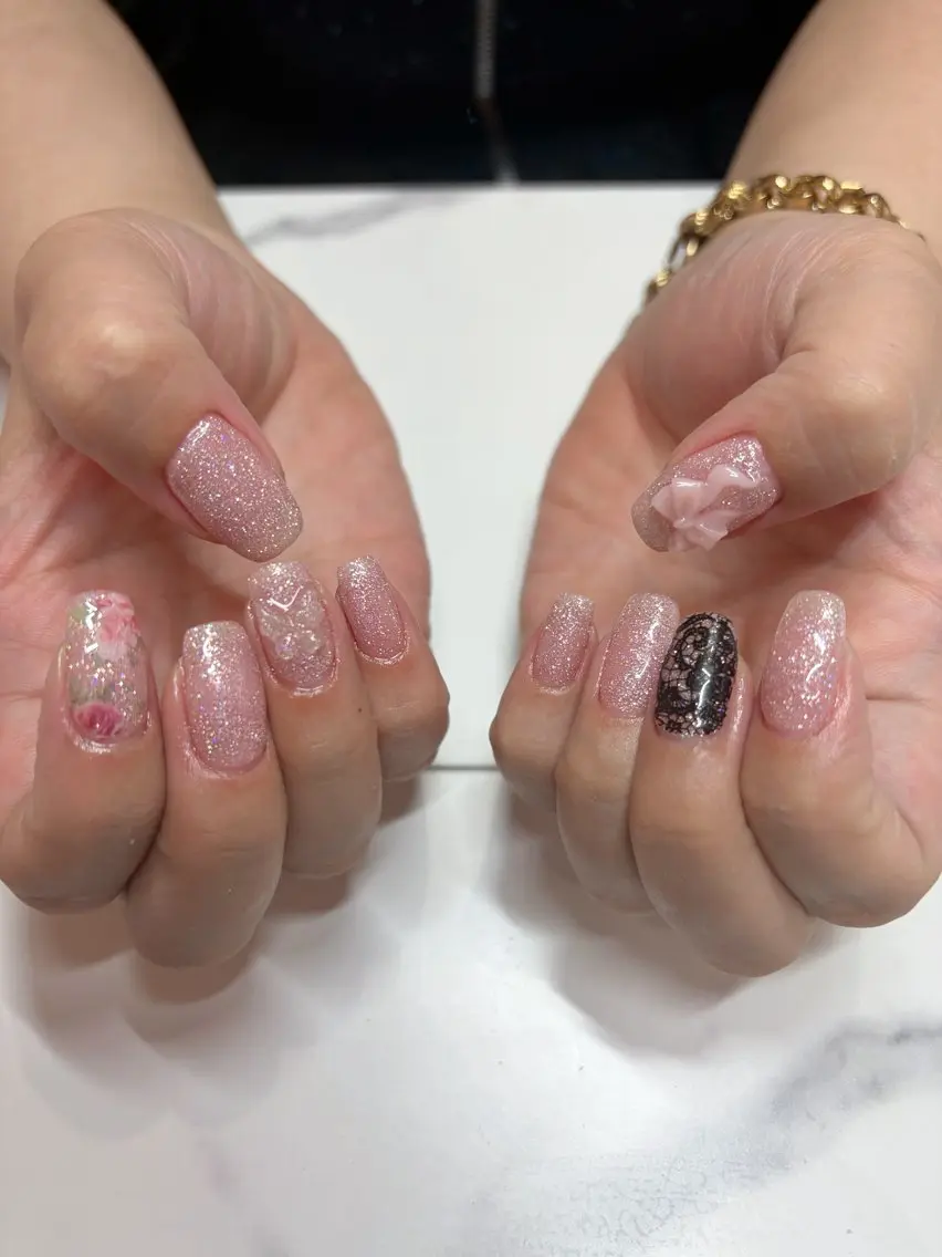 ネイル ハンドネイル Dazzle綾瀬 ♡Kanonのネイルデザイン