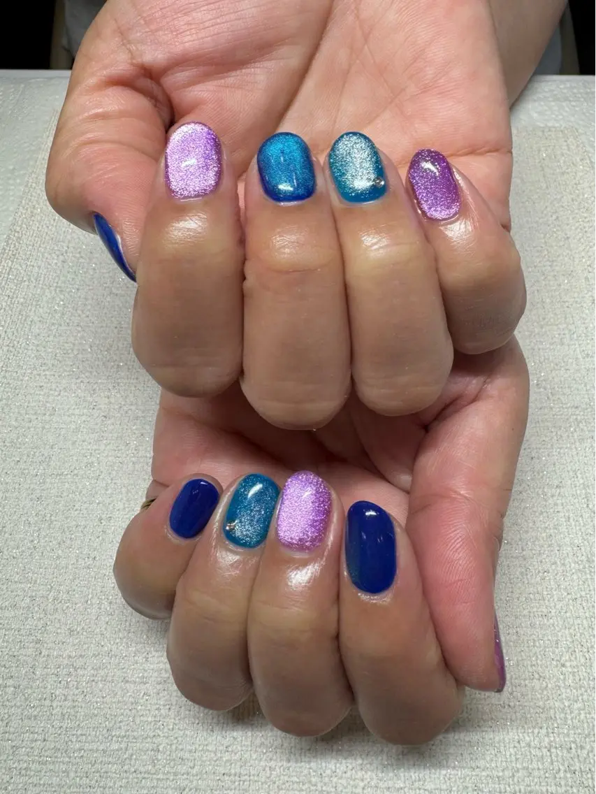 ネイル マグネットネイル ハンドネイル Rimie Yamauchiのネイルデザイン
