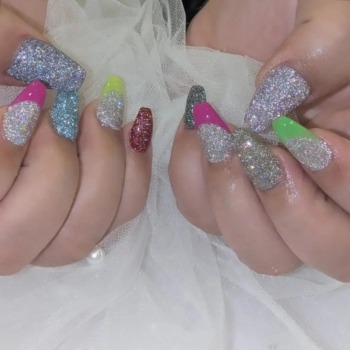 ネイル スカルプネイル ハンドネイル Lily nail 船橋 yuki🍒のネイルデザイン