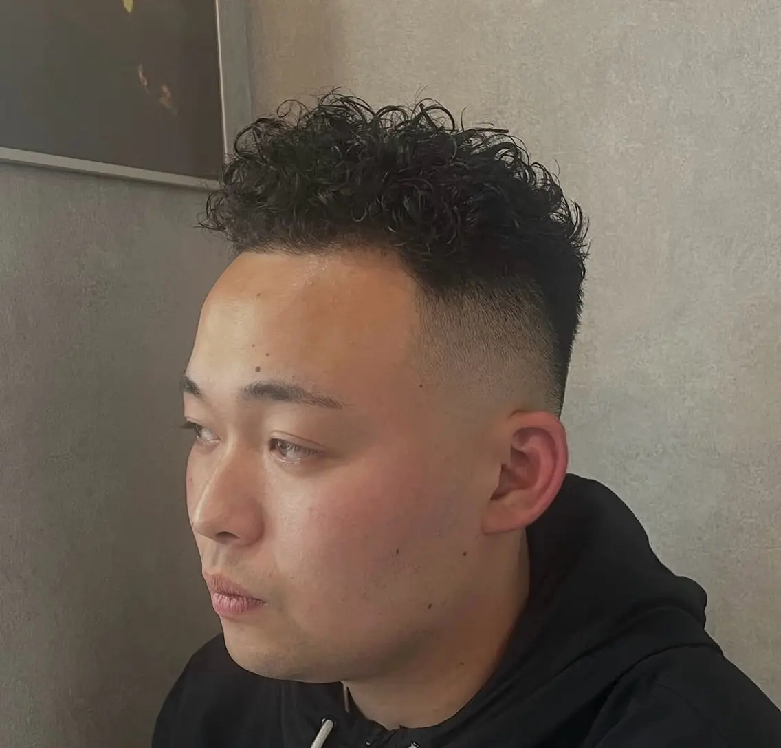 ショート パーマ メンズ 田上 雄貴 横浜関内/床屋のヘアスタイル