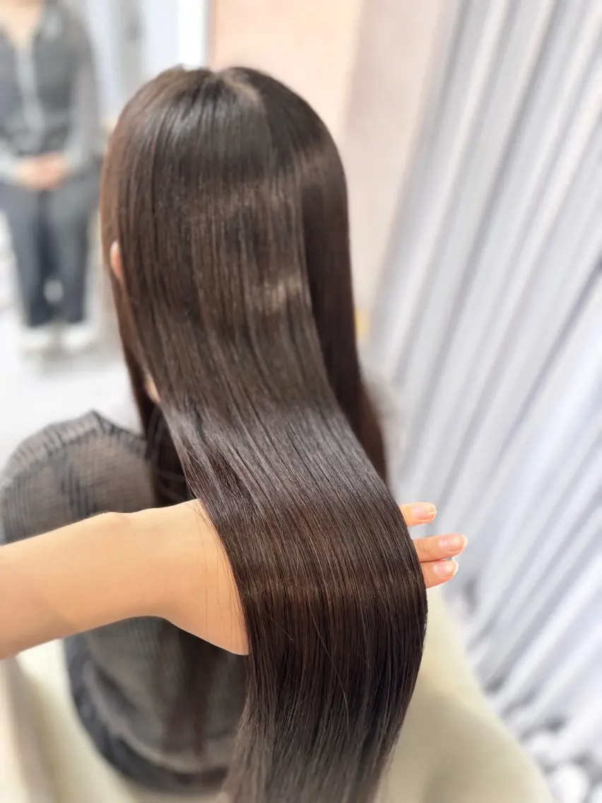 ロング ロング 松尾 紗愛のヘアスタイル