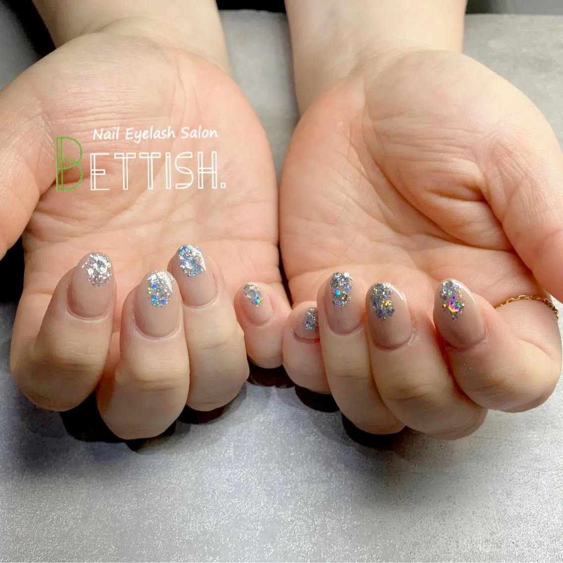 ネイル ラメ(グリッター) ワンカラーネイル BETTISH. KUMIKO☺︎︎のネイルデザイン