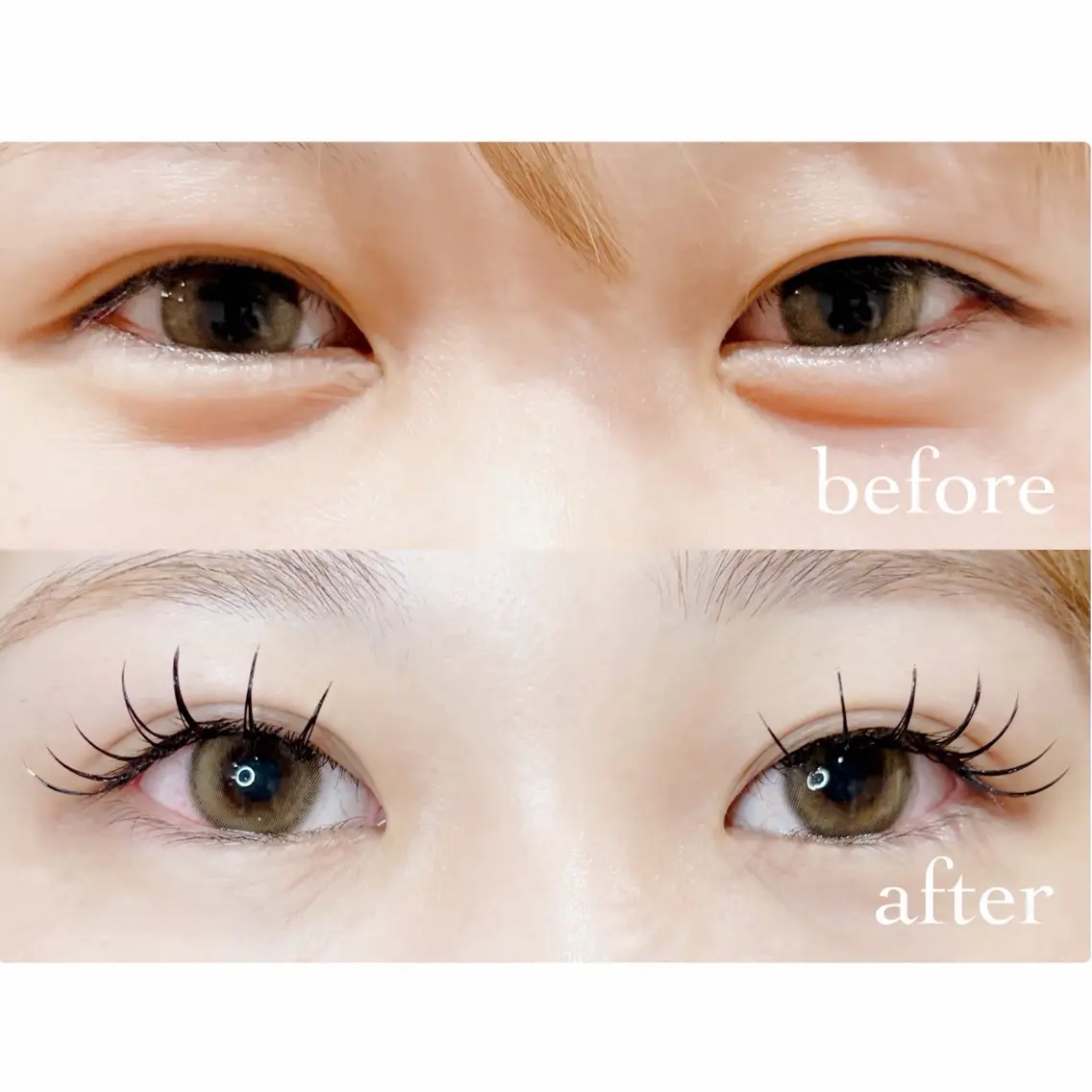 マツエク・マツパ フラットラッシュ 目尻長め hair&eye サトウのヘアスタイル