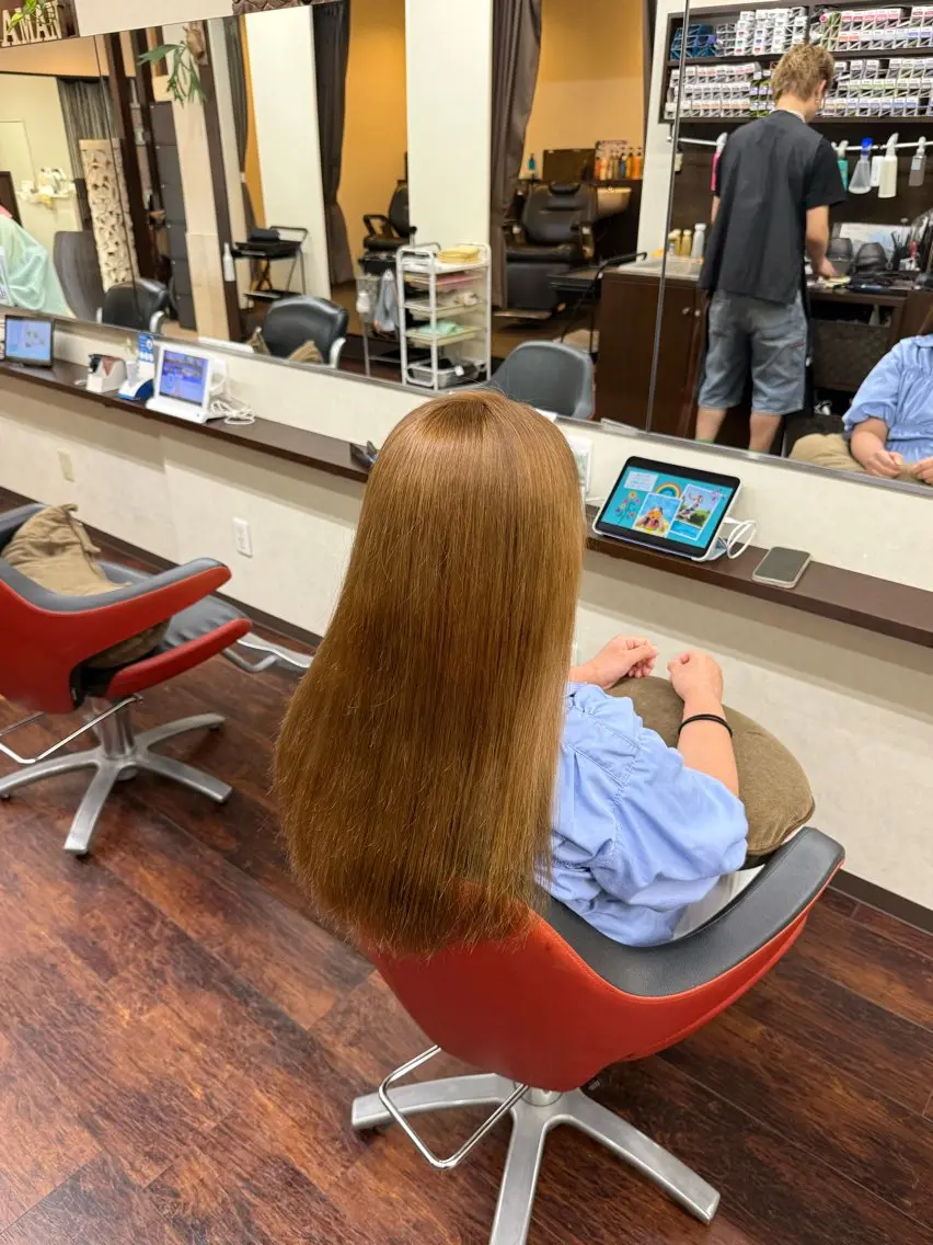 ロング カット ヘアカラー 🫧AMAN🫧 鈴木美佑のヘアスタイル