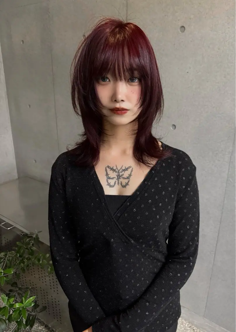 ロング カラー ブリーチ ダブルカラー ハイトーンカラー イルミナカラー ブリーチなしカラー カット ヘアカラー トリートメント 表参道/透明感カラー 韓国ヘア長田雄希のヘアスタイル