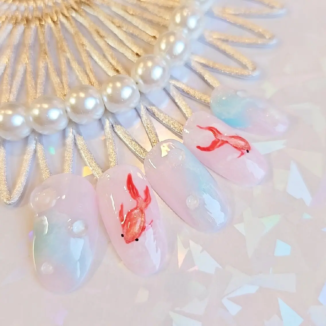 ネイル 手描きアート&推し活 🌟Wisteriaのネイルデザイン