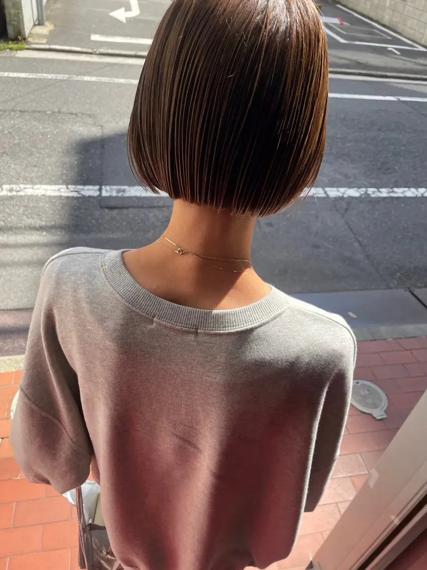 ショート カラー ボブ カット ヘアカラー トリートメント ayane⭐️ボブ・ ショート・パーマのヘアスタイル