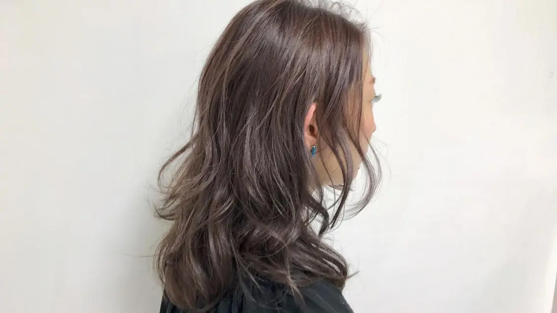ミディアム カラー イルミナカラー 当日予約🆗✂︎ ウエモト　タクのヘアスタイル