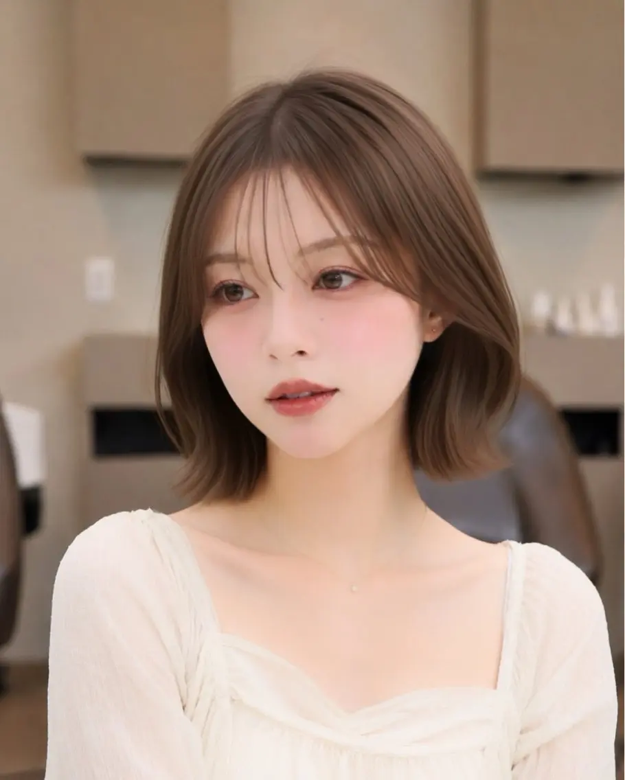 カラー カット ヘアカラー 丸山 心 / 艶カラーのヘアスタイル