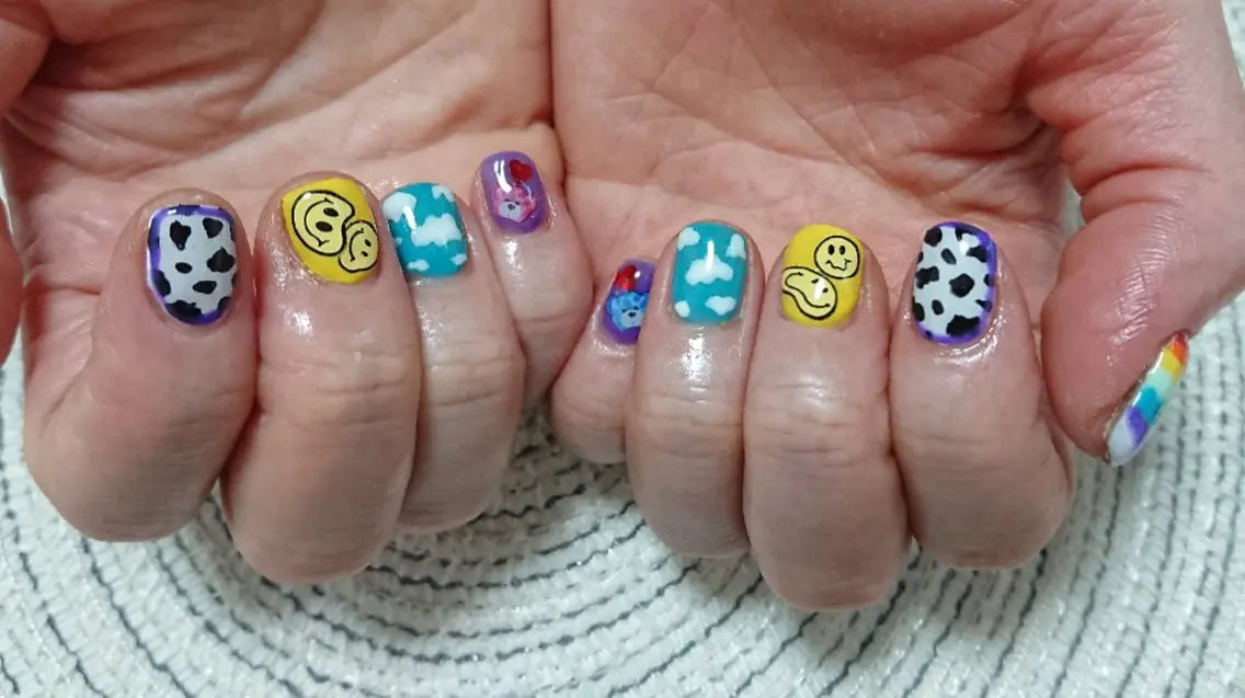 ネイル アートネイル 持ち込み shellnail さなえのネイルデザイン