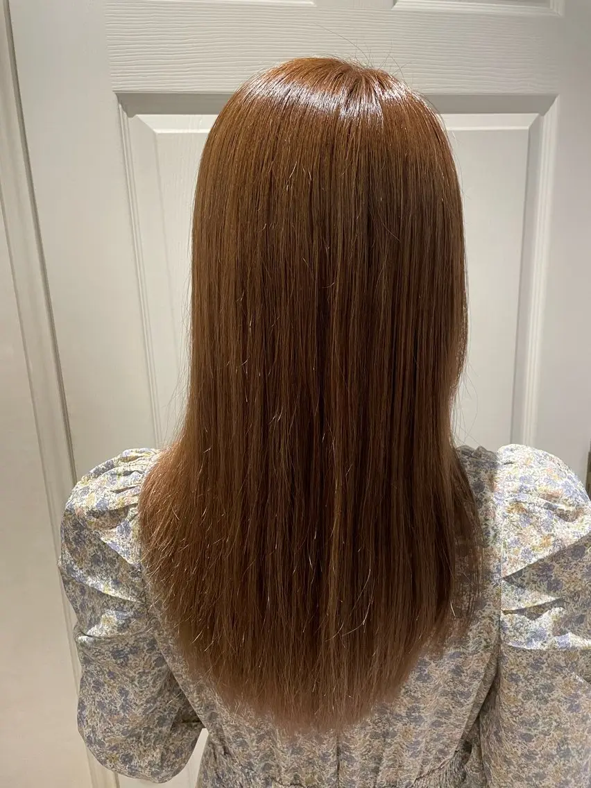 ロング カット ヘアカラー 柳井 準平のヘアスタイル