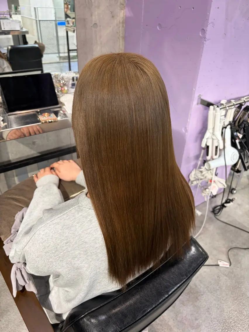セミロング 京都駅ハイトーン特化 /GAKUTOのヘアスタイル