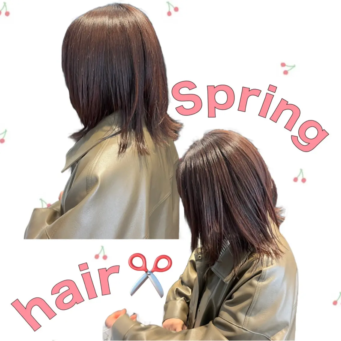 ミディアム カラー ブラウンカラー ピンクカラー ピンクブラウン レイヤーカット カット ヘアカラー トリートメント 愛されヘア/ 暖色カラー/まいこのヘアスタイル