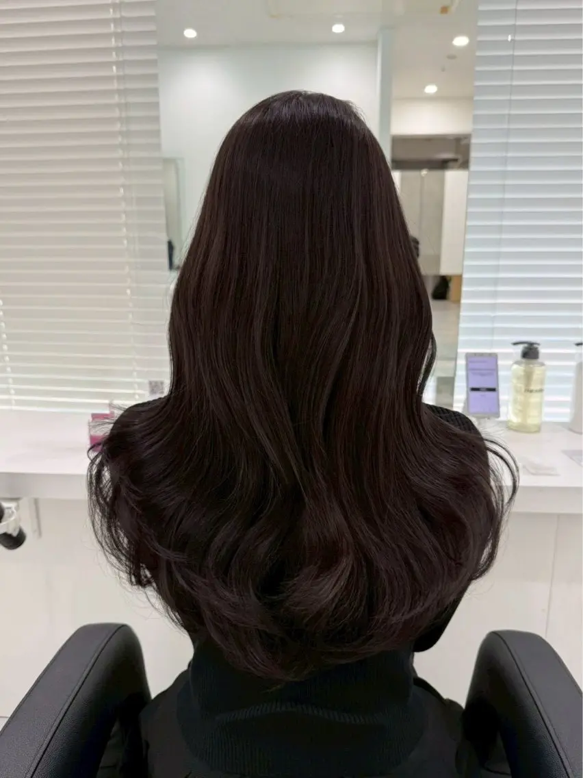 ロング カラー 🤍透明感·ツヤ感 カラー/mai‎🤍のヘアスタイル