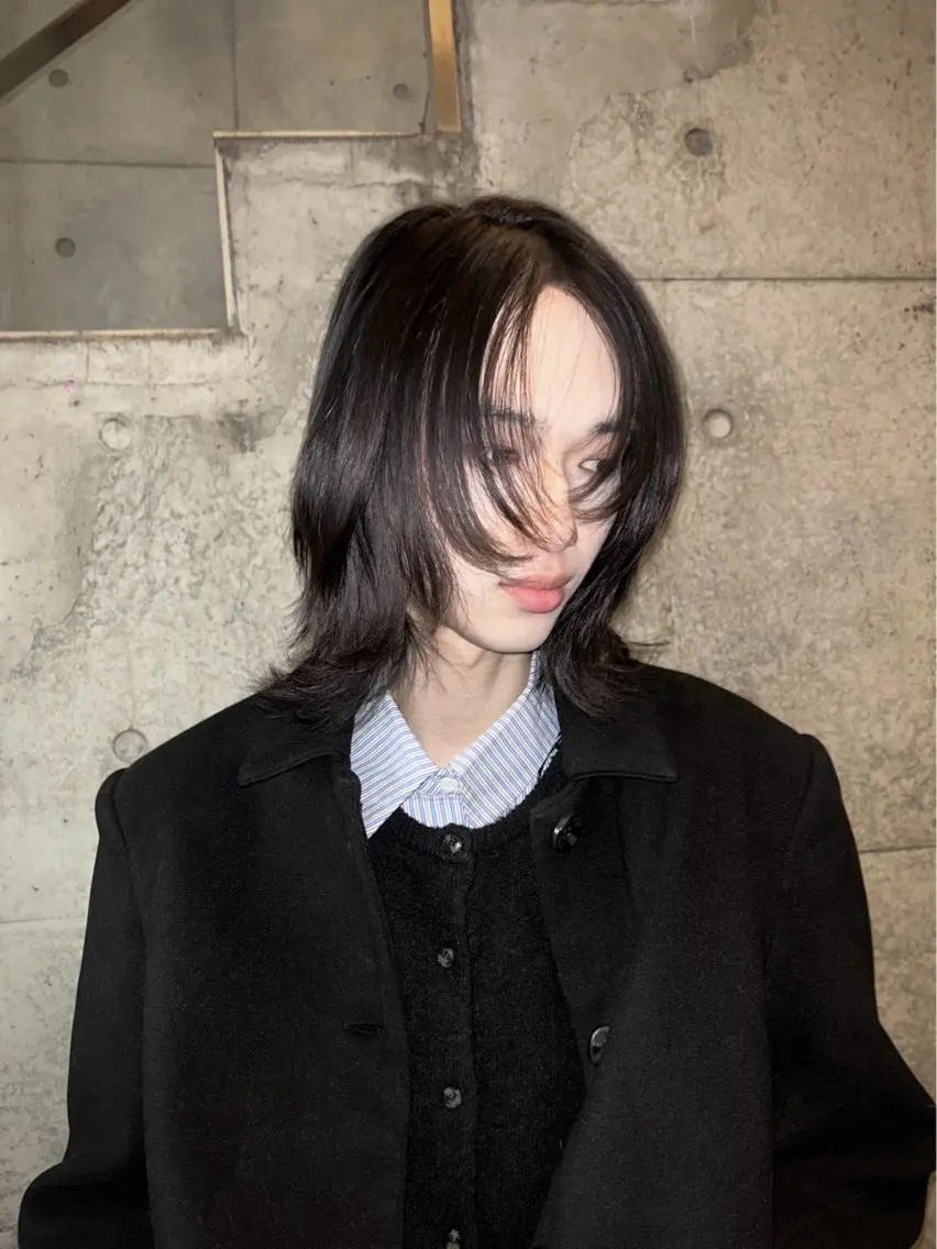 セミロング メンズ タナカ カナ🫧のヘアスタイル