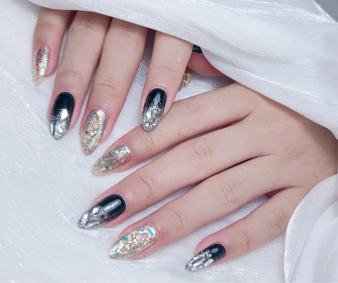ネイル ハンドネイル M🌷nail 長さだし専門店のネイルデザイン