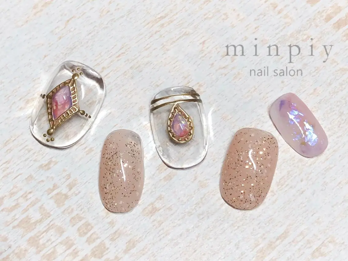 ネイル 𖡼 yumenoのネイルデザイン