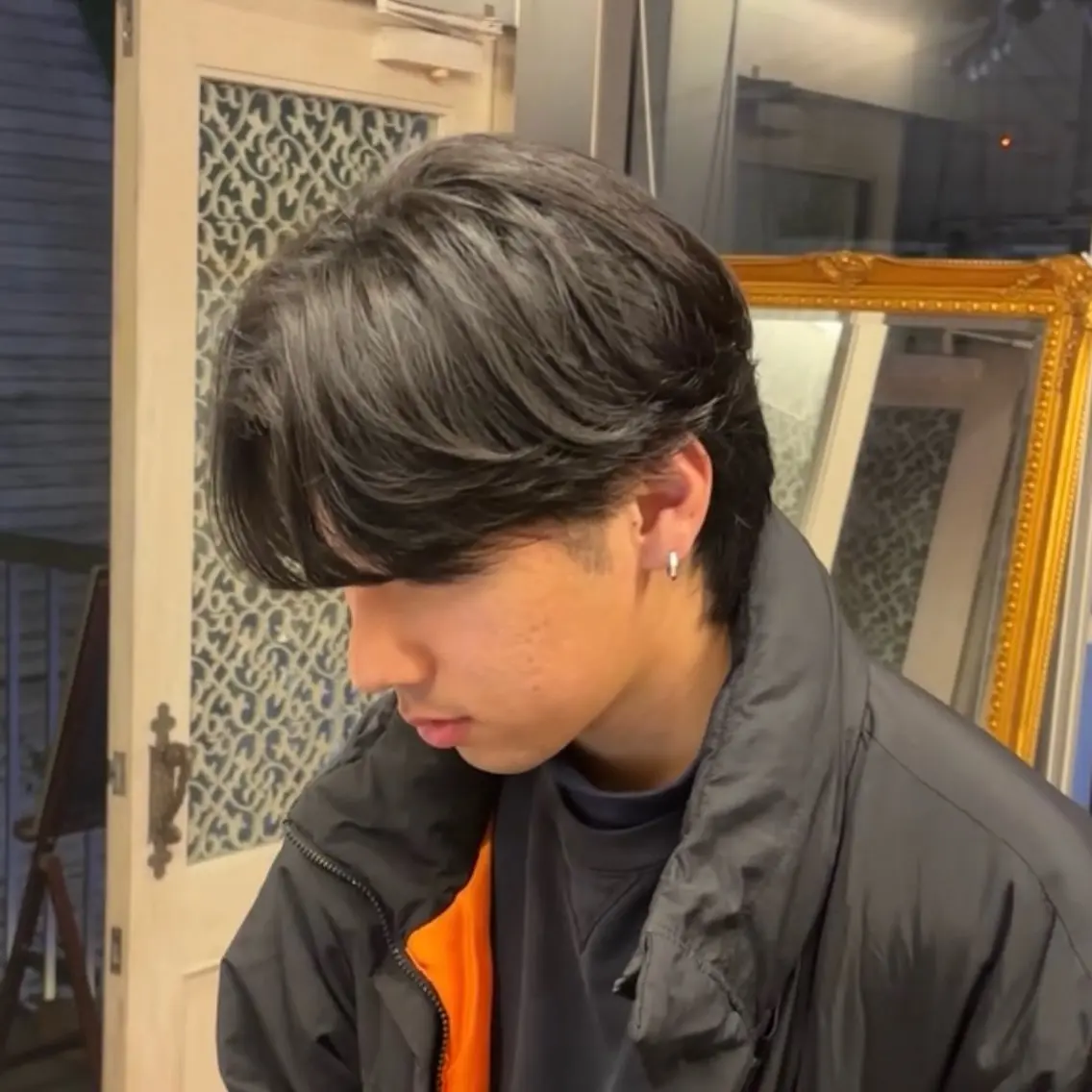 パーマ メンズ カット パーマ 【メンズ特化美容師】 RYO／梅田のヘアスタイル