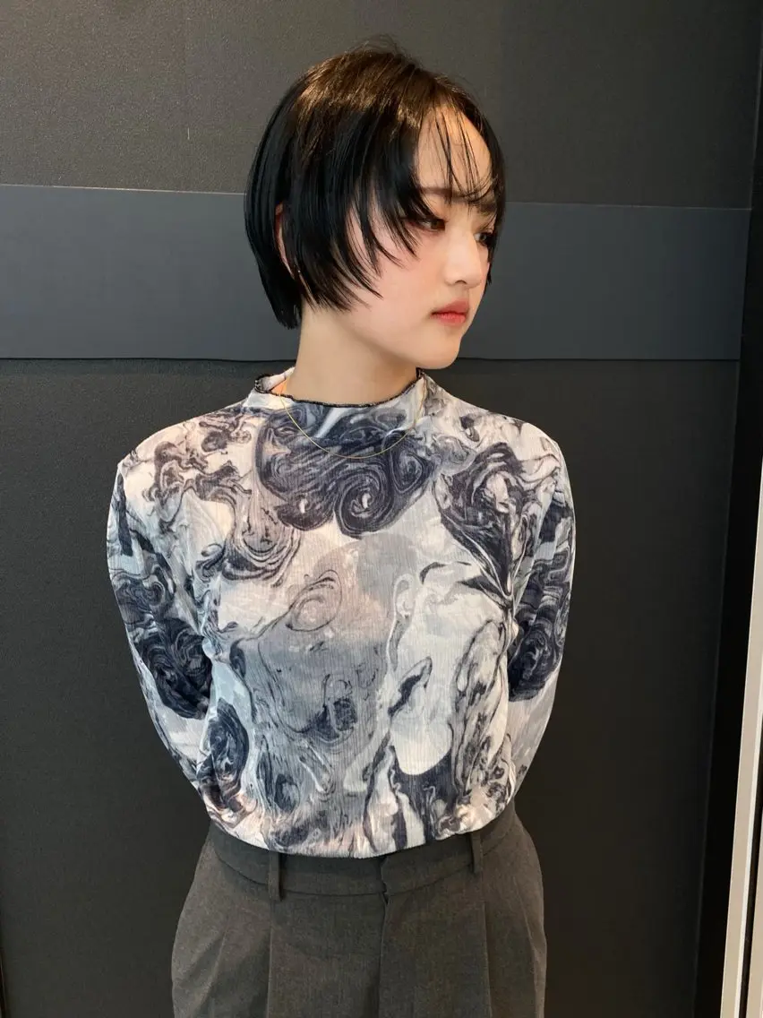 ショート カラー カット ヘアカラー トリートメント mai / linoah˚✧のヘアスタイル
