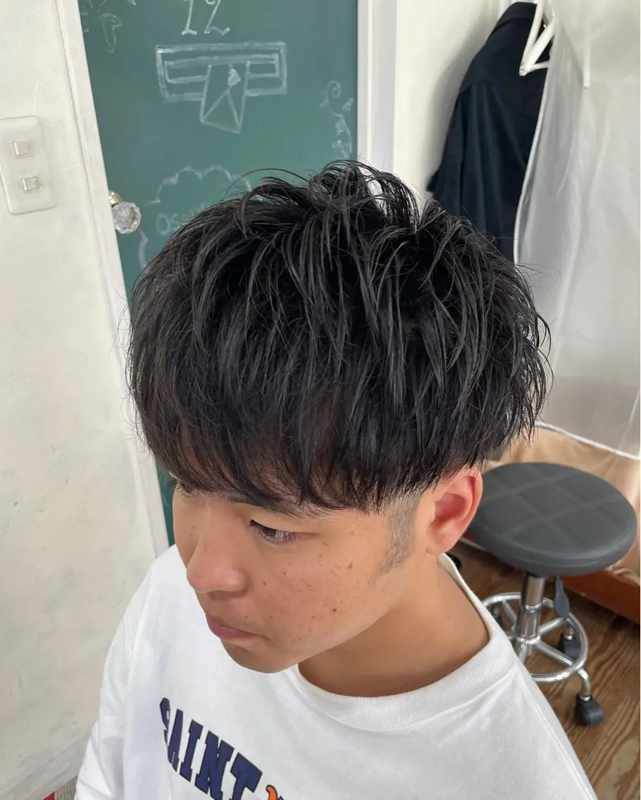 ショート メンズ カット 姫路アンメリーアン ダンのヘアスタイル