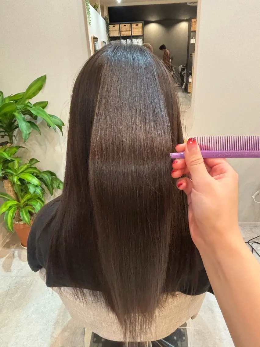 ロング 縮毛矯正 🌻宮内 青空🌻のヘアスタイル