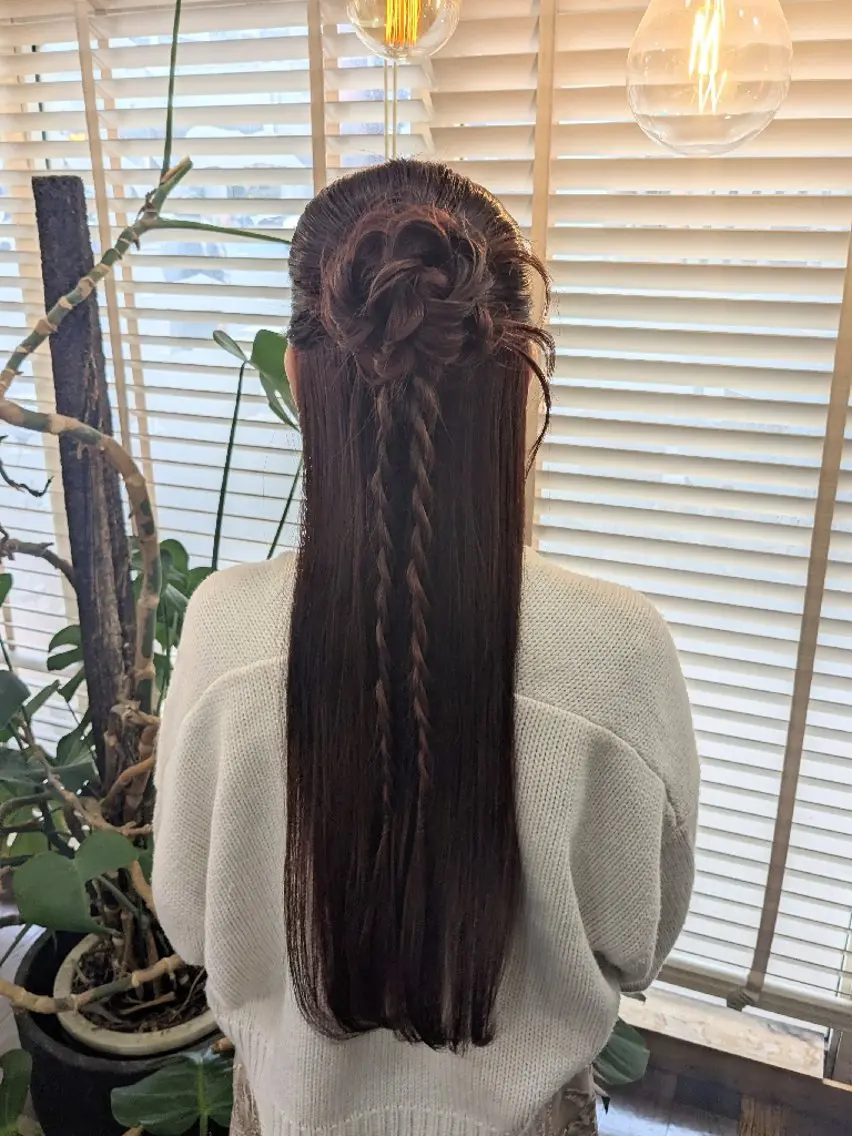 ヘアアレンジ ロング ヘアセット miku ヘアセット/着付けのヘアスタイル