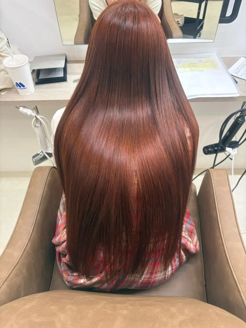 カラー ヘアカラー ルプラボウ すぎやまみほのヘアスタイル