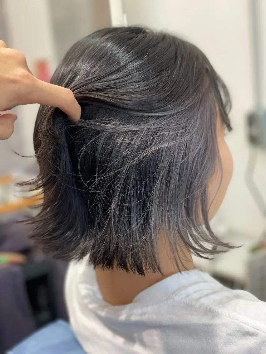 🤩ワンポイントが可愛い🤩イヤリングカラー+2STEPTr ※ ご予約は【予約リクエスト】から受付中の写真