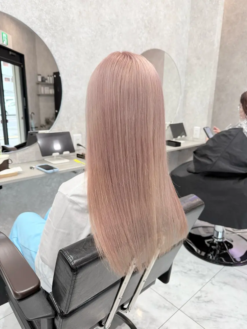 ロング カラー 🌺ハイトーン🌺 矢葺 なぎさ🌺🌺のヘアスタイル