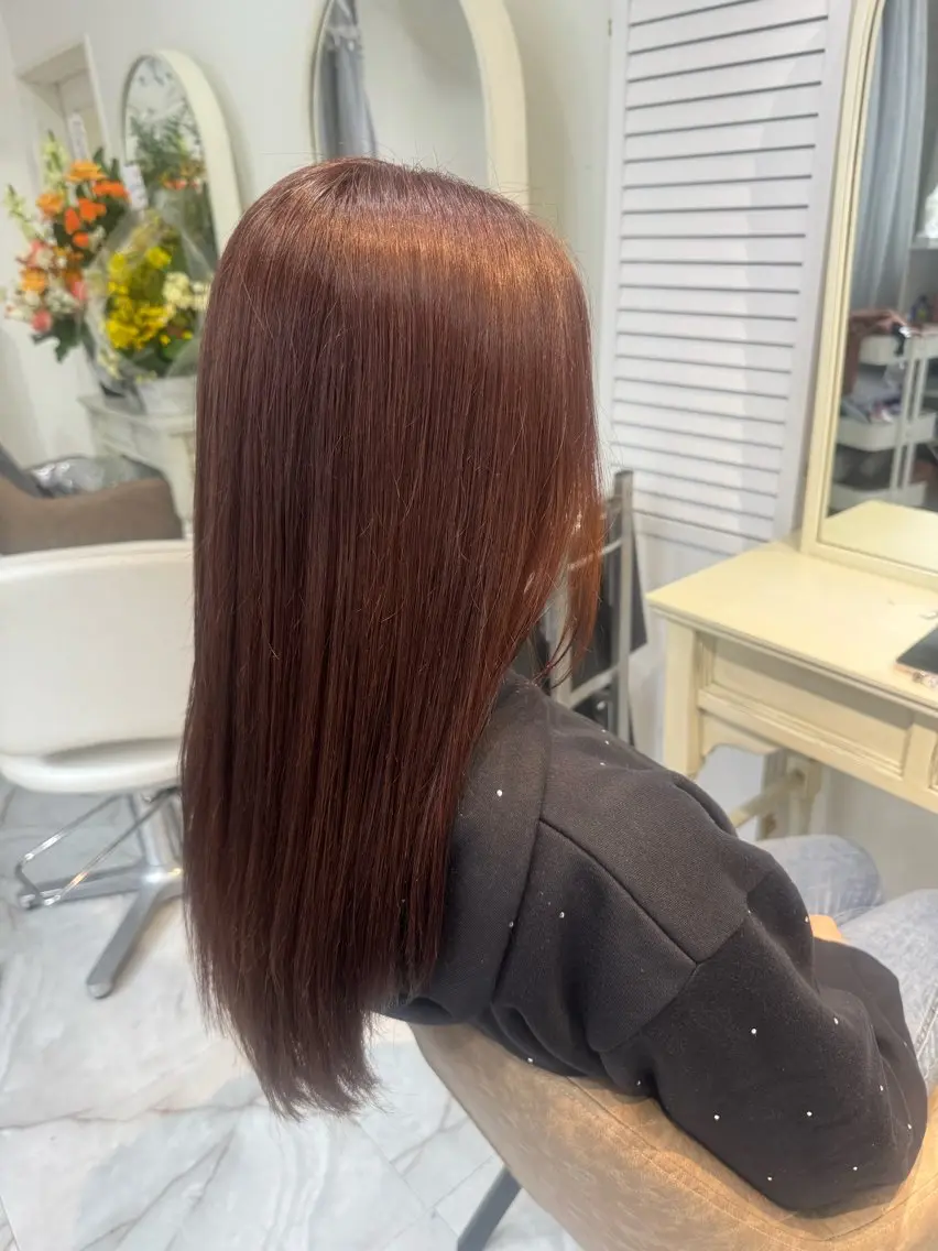 セミロング カラー ブラウンカラー 11日◎髪質改善 misatoのヘアスタイル