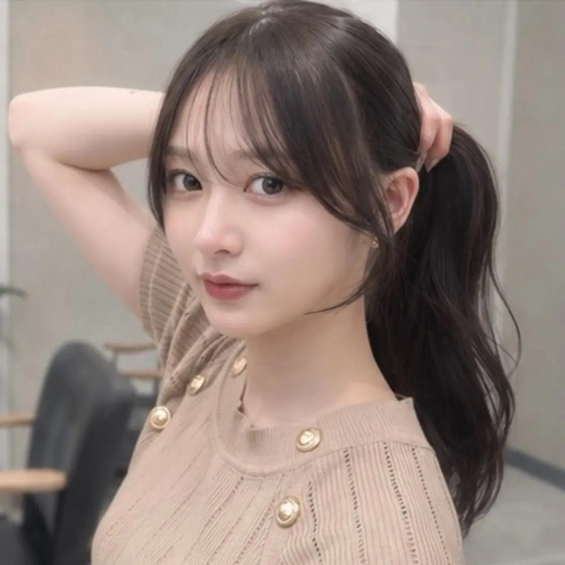 ミディアム カット 似合わせカット ×大阪心斎橋/みゅーのヘアスタイル