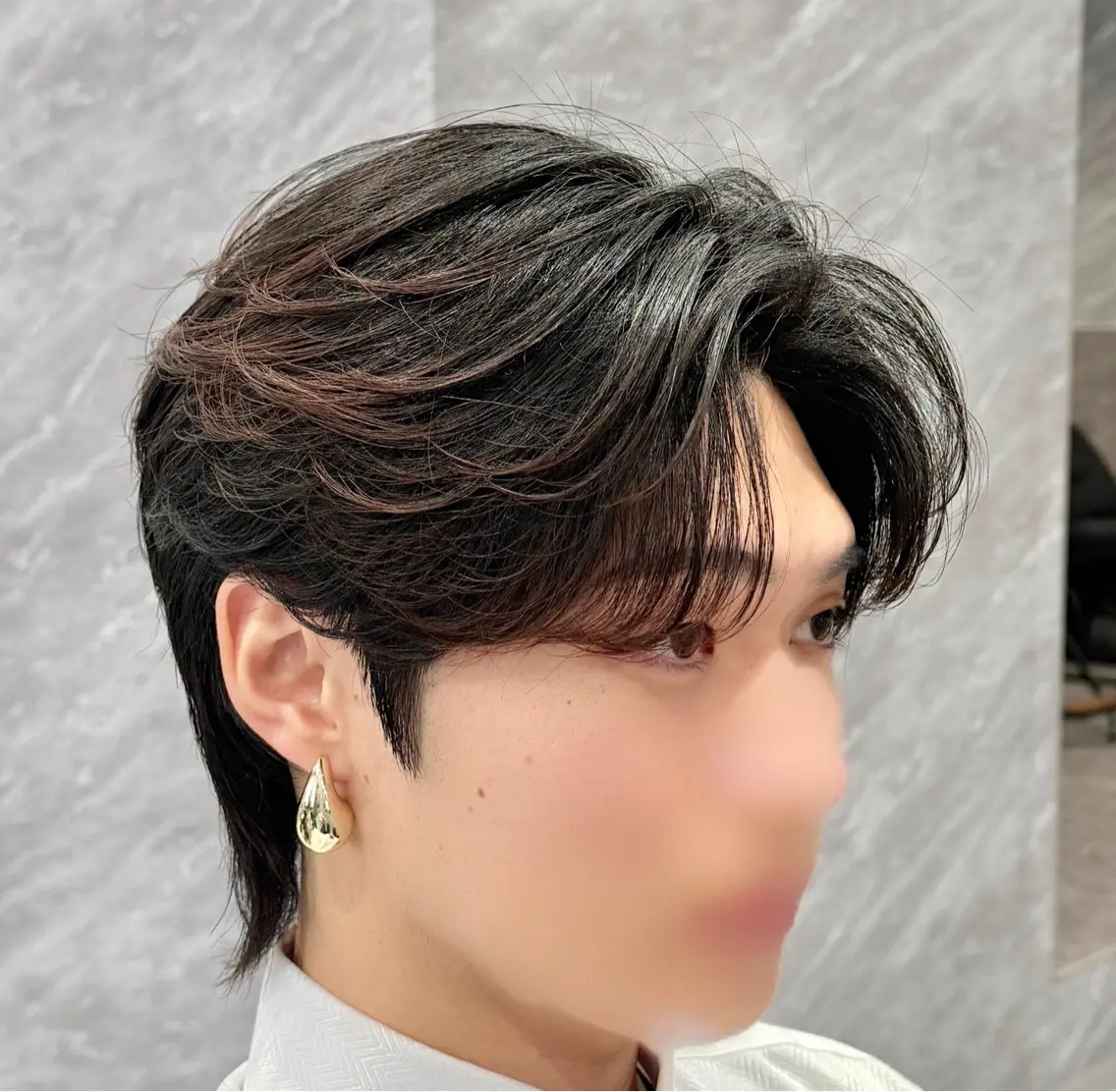 メンズ ulus kobe 藤枝大地のヘアスタイル