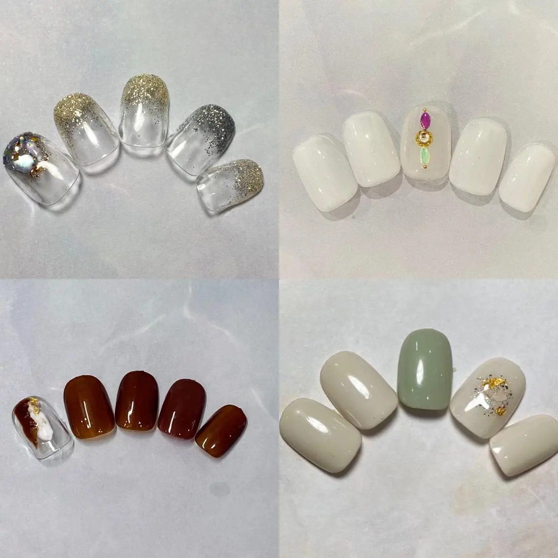 ネイル アートネイル ワンカラーネイル Nail&eye Belire 新宿のネイルデザイン