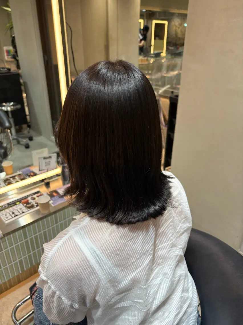 ミディアム カラー ヘアカラー トリートメント 🌷透明感カラー/ risa🌷のヘアスタイル
