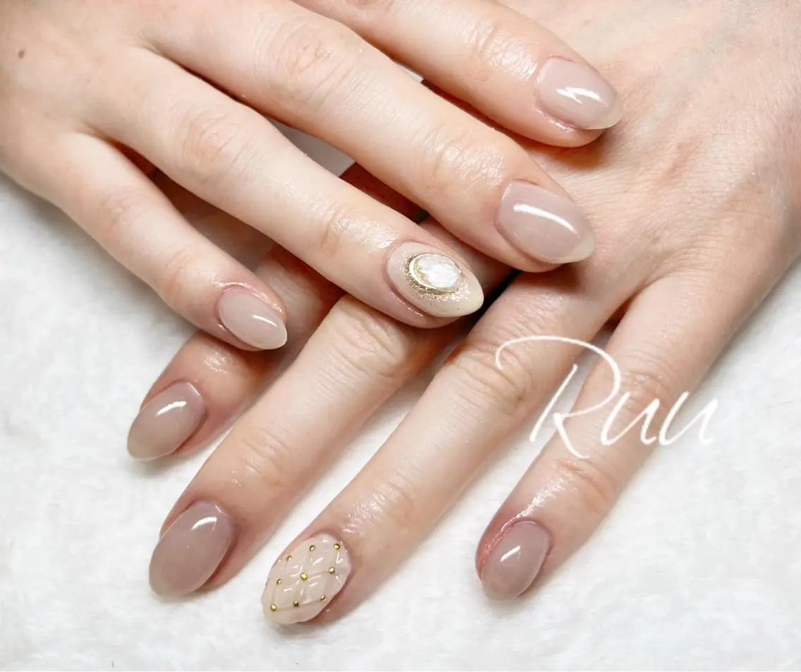 ネイル アートネイル フットネイル フレンチネイル キラキラネイル 韓国ネイル Nail salon Ruuのネイルデザイン