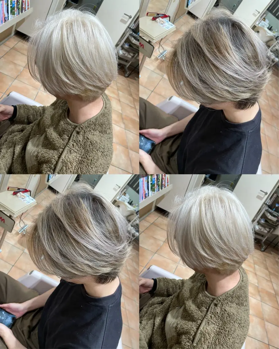 メンズ カット ヘアカラー トリートメント めぞんどぼーて REINAのヘアスタイル