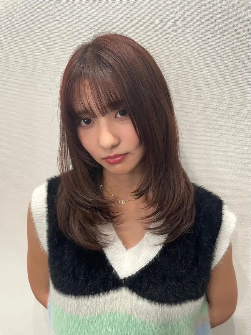 ミディアム カットモデル募集中 新潟万代/こたろ🐯のヘアスタイル