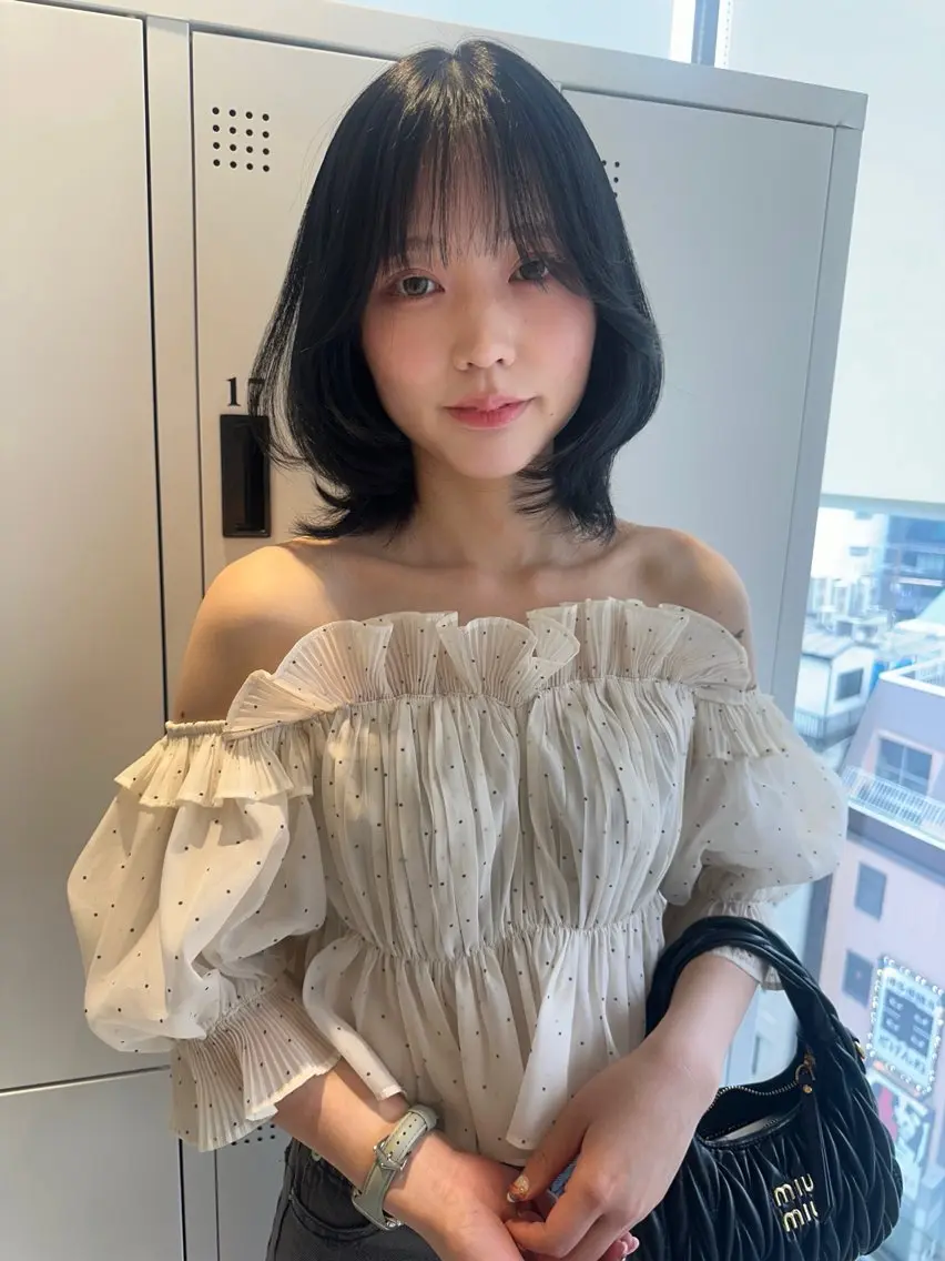 ミディアム 🎀韓国/髪質改善 長野美和🎀のヘアスタイル