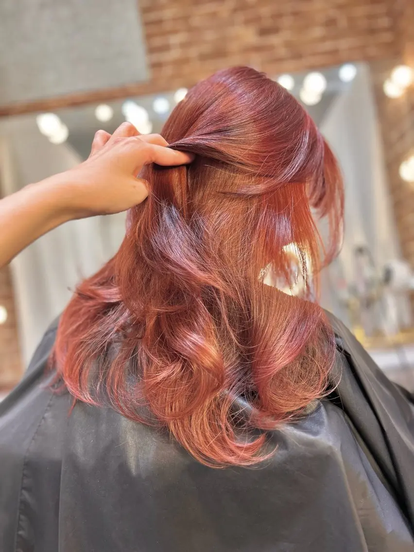 ロング カラー カット ヘアカラー トリートメント レイヤー/ブリーチ HIKARU ♡のヘアスタイル