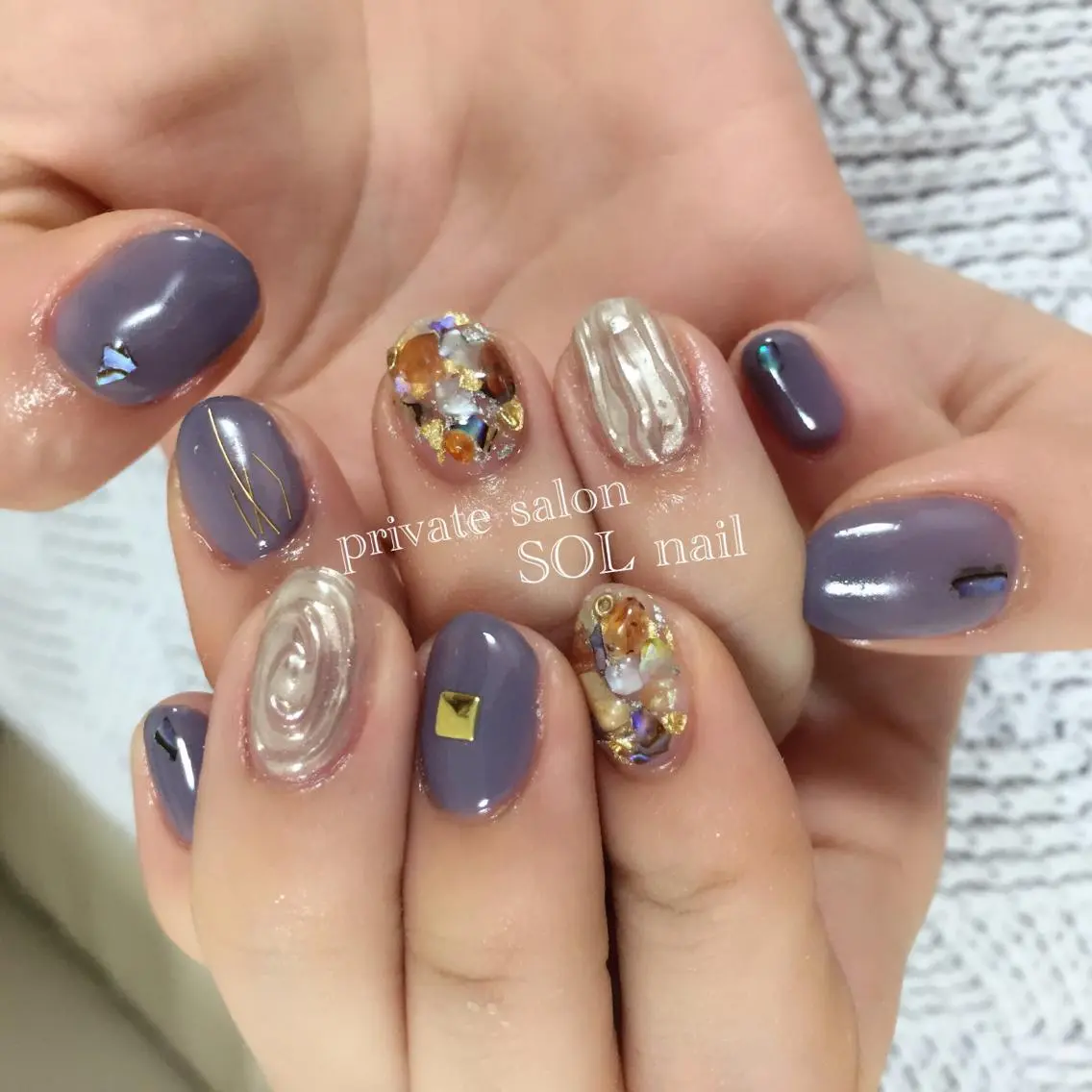 ネイル ハンドネイル SOL NAILのネイルデザイン