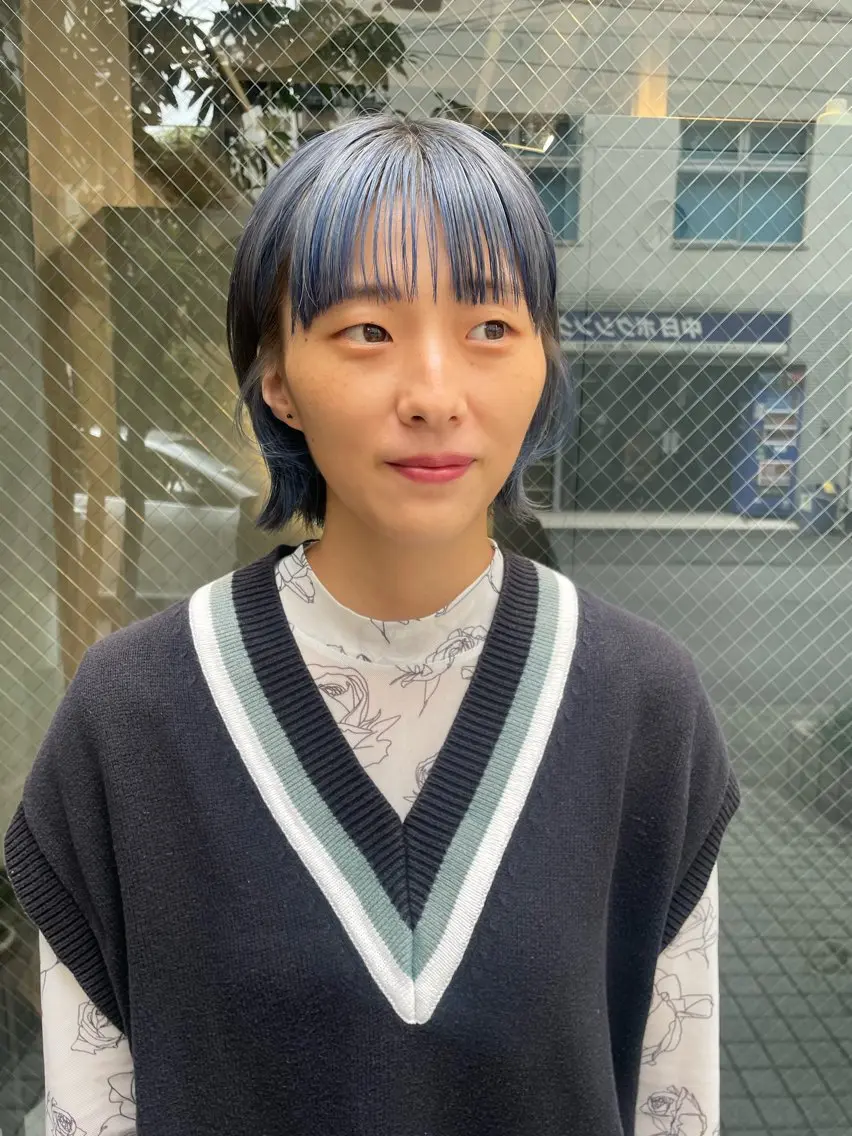 ショート カラー カット ヘアカラー ヤマモト マイのヘアスタイル