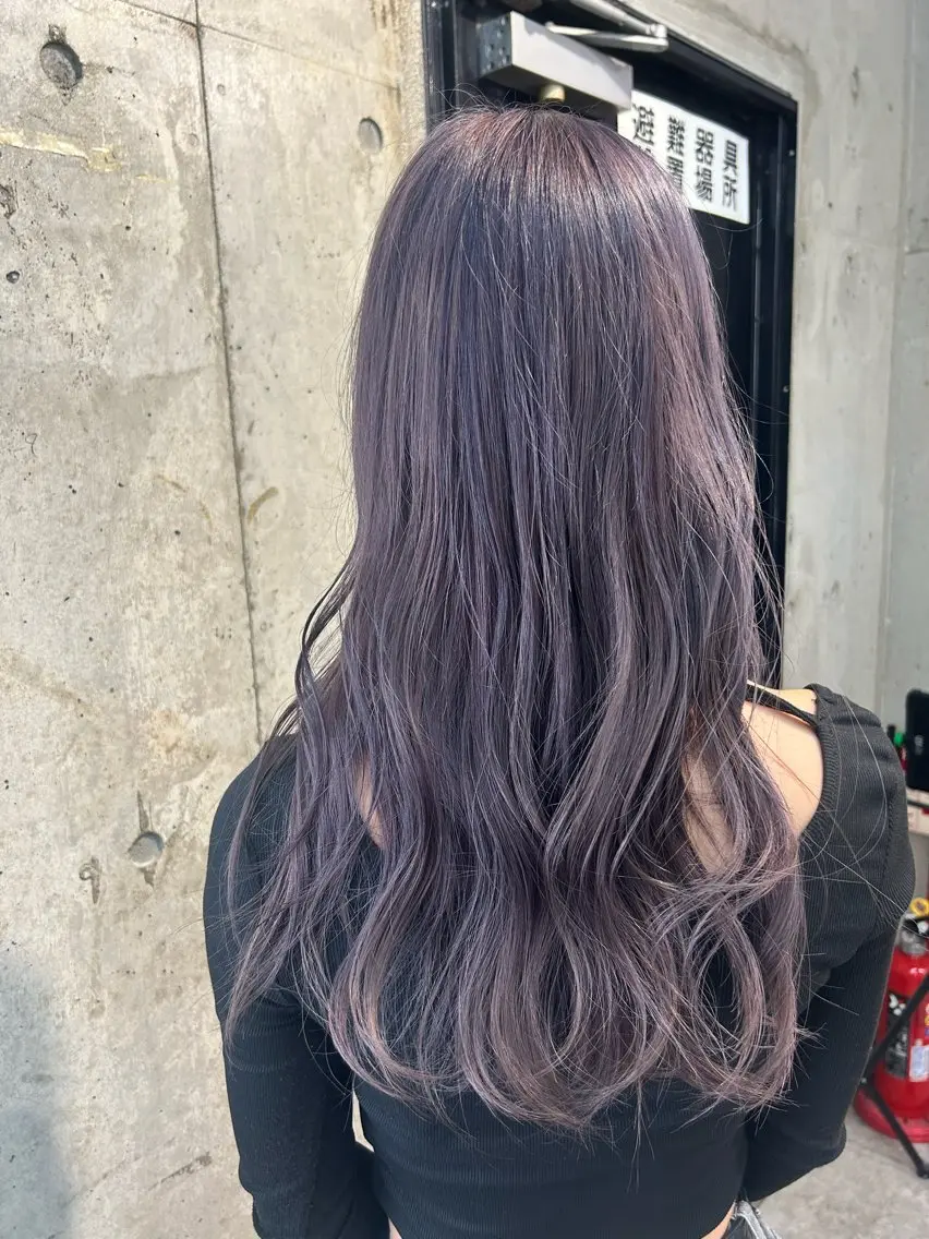 カラー グレージュ ラベンダーカラー ラベンダーグレージュ ラベンダーグレー [lani ] konatsuのヘアスタイル