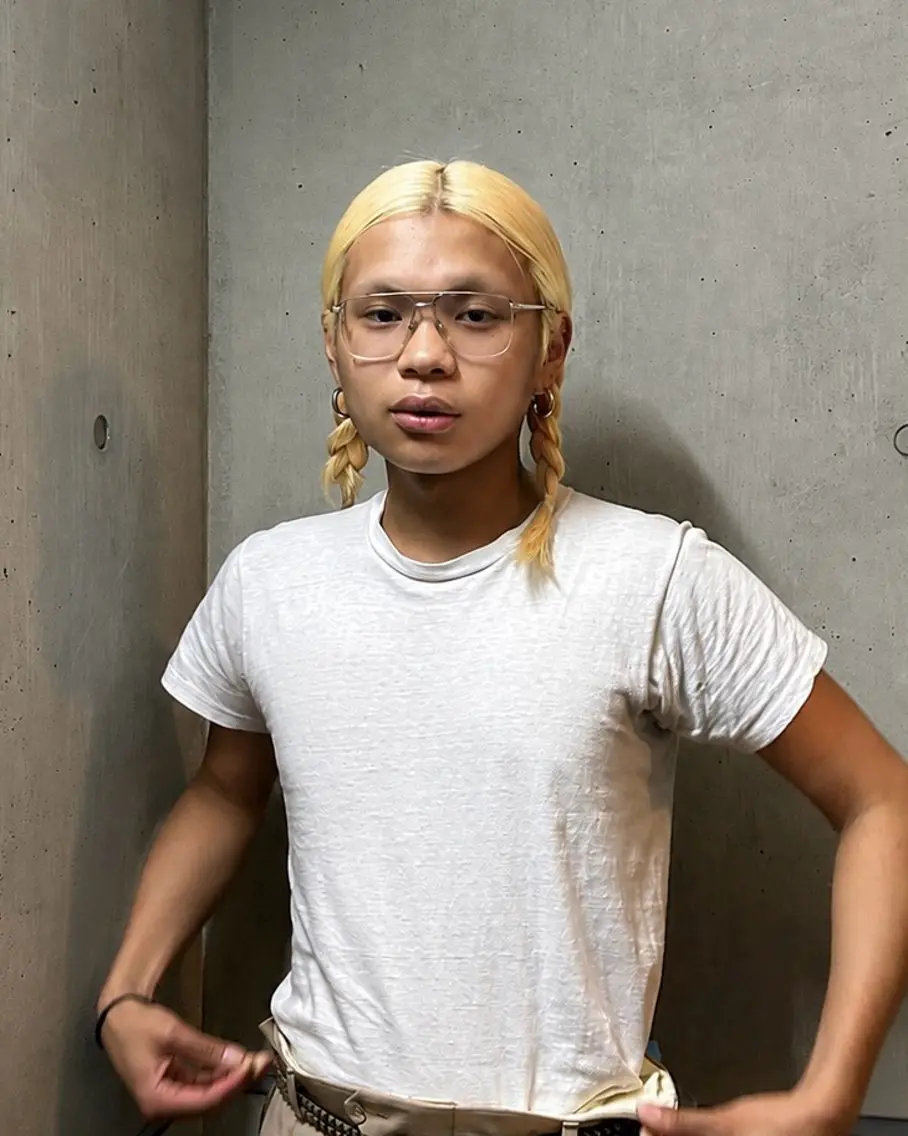 ミディアム カット ヘアカラー shiga mariaのヘアスタイル