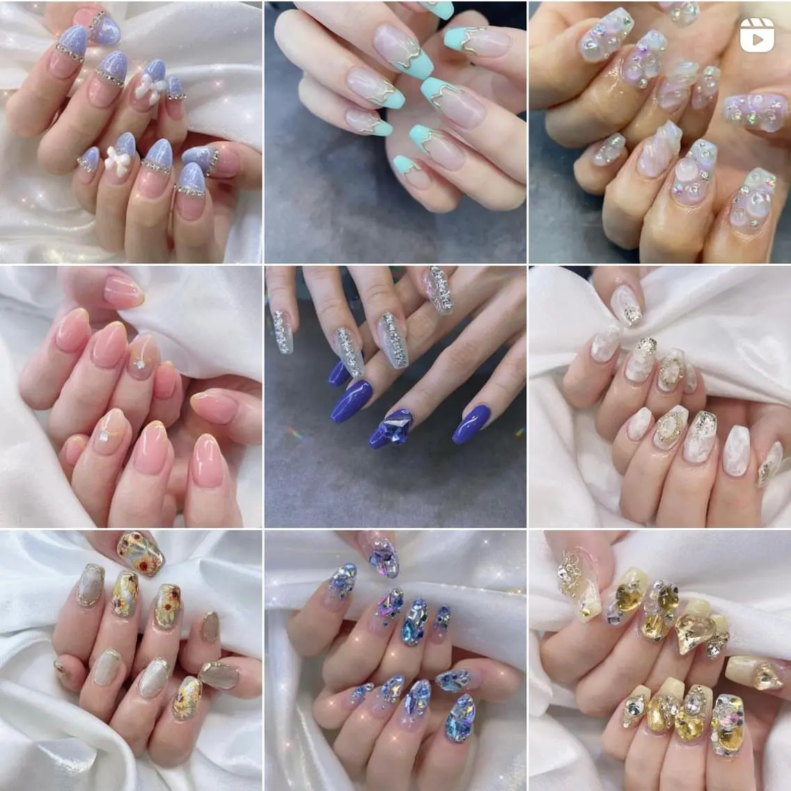 ネイル 渋谷／チップ長さ出し 👑アプレgel-xのネイルデザイン