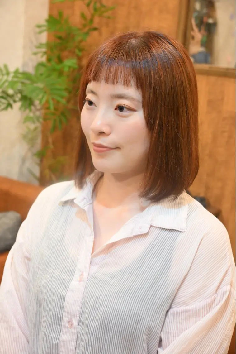 カラー ヘアカラー クリヤマ ナナコのヘアスタイル