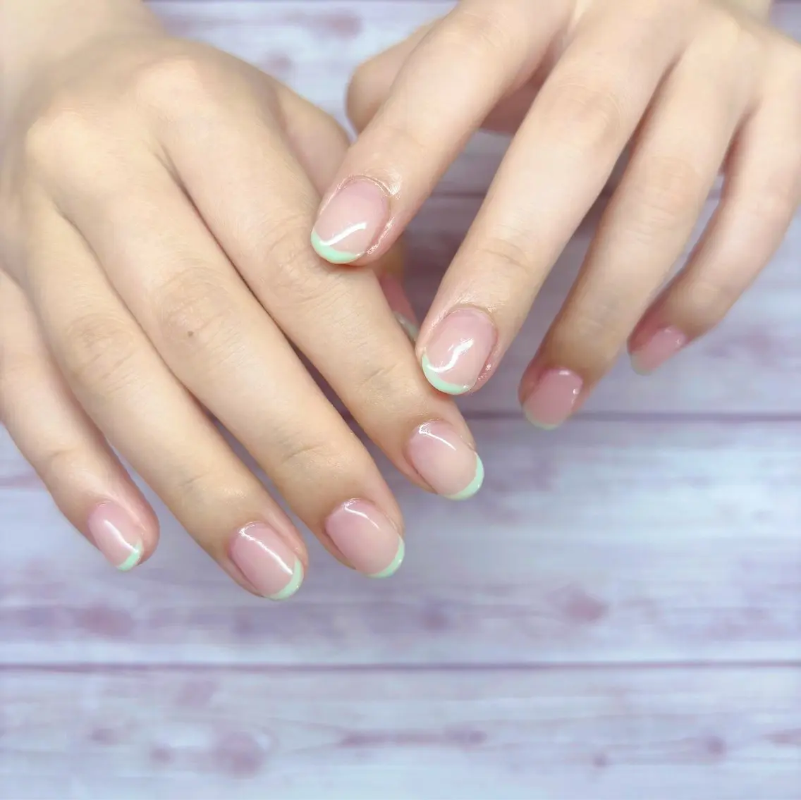 ネイル フレンチネイル MYu Beauty Salon  MAIのネイルデザイン