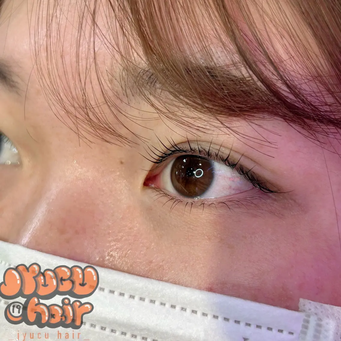 マツエク・マツパ ナチュラル 一重×まつ毛パーマ マツパ Jyucu hair eyelashesのマツエク・マツパデザイン