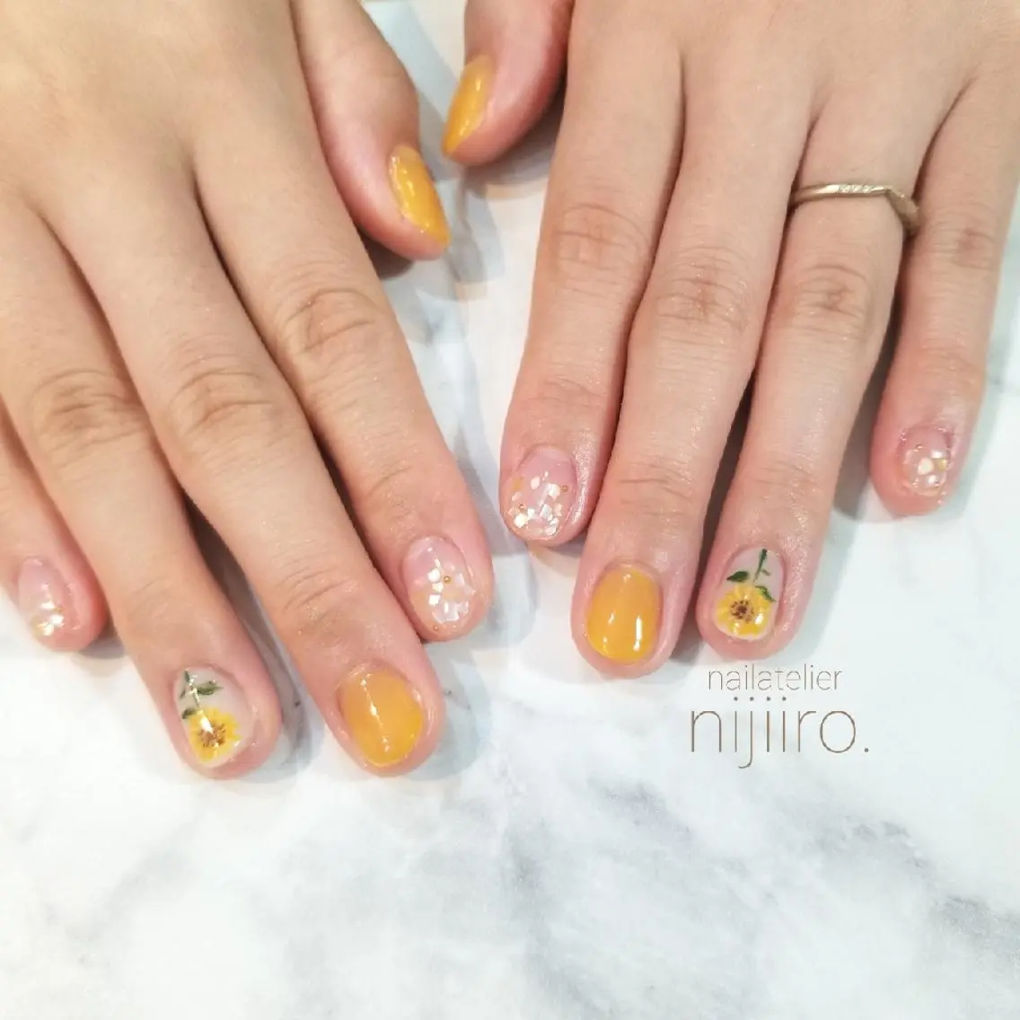 ネイル ハンドネイル nijiiro🌈 サトウのネイルデザイン