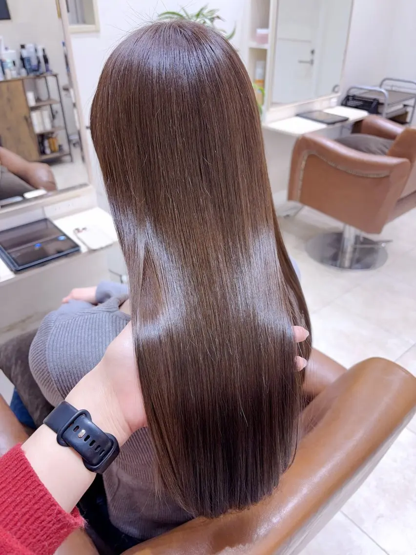 ロング カラー カット ヘアカラー トリートメント 村山 茉衣のヘアスタイル