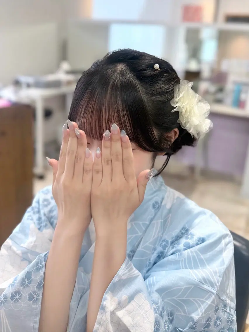 ヘアアレンジ 浴衣 着付け 松永 瑠奈のその他イメージ